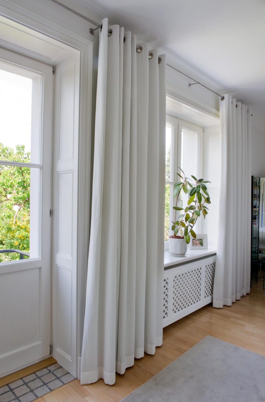 Vorhänge auf Ringen